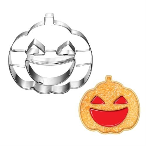 UKoosien Juego de cortadores de galletas de calabaza para Halloween, 7,0 cm, para Halloween, galletas, frutas, pan, cortadores de galletas para niños