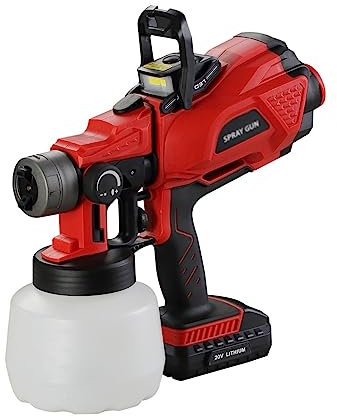 pistola a spruzzo per verniciare muri Spruzzatore di vernice senza fili per motore brushless portatile a batteria | Per innumerevoli dipinti