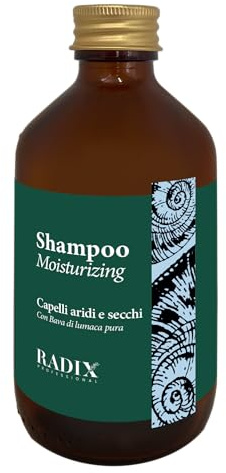 Radix Professional Feuchtigkeitsspendendes und pflegendes Shampoo ohne Sulfate, Parabene, für trockenes Haar, 250 ml