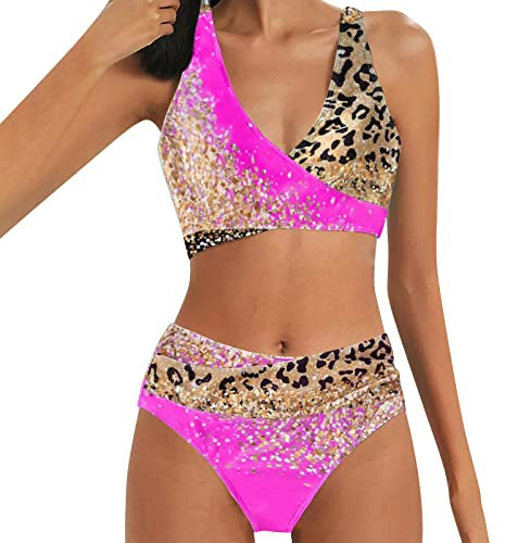 WILLBEST Coole Teenager Geschenke mädchen Badekappe Bikini zum binden Unterhosen Damen Baumwolle Badehose schwarz Damen Tankini mit Shorts badeamzug Bikini Push up Bikinis für Set badean