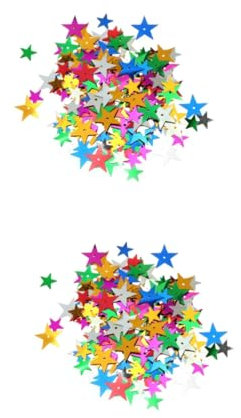 DIYEAH 2 Stück 30 Konfetti Pailletten Hochzeitsdekoration Stern Pailletten Zum Sticken Glitzerndes Konfetti Diy Pailletten Weihnachtskonfetti Pailletten Basteln Weihnachten Verbreitung