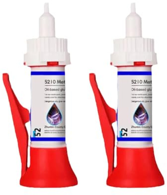 Leistungsstarker Multimaterial-Reparaturklebstoff, hochfester öliger Klebstoff zum Schweißen, Rissverhinderer-Klebstoff (2PCS)