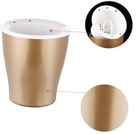 Yardenfun 2er-Pack Selbstbewässernde Blumentöpfe Kunststoff- -pflanzgefäß Lazy Garden Pot Drainage Für Heimdekoration