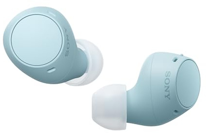 Sony WF-C510 - Auricolari Bluetooth True Wireless con microfono, TWS, nell'orecchio, fino a 22 ore di batteria, modalità audio ambientale, IPX4 - Blu (Ricondizionato)