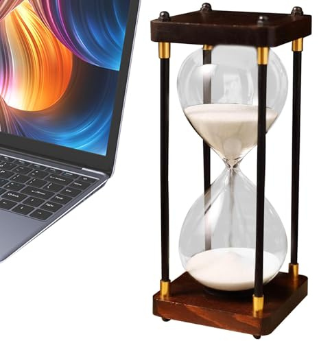 'ora, vintage | Timer di sabbia elegante - Timer a multifunzionale da 60 minuti Orologio di sabbia vintage per la decorazione della casa ufficio