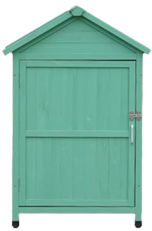 Potting Bench, Outdoor Garden Tool Organizer Cabinet With Adjustable Shelves And Galvanized Top Large Outdoor Storage Shed For Yard Tools And Pool Accessories (One Color Green)