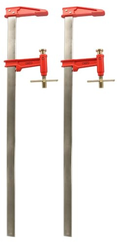 Lot de 2 serres joints à pompe - Acier laminé - Saillie 125mm - Frein anti glissement