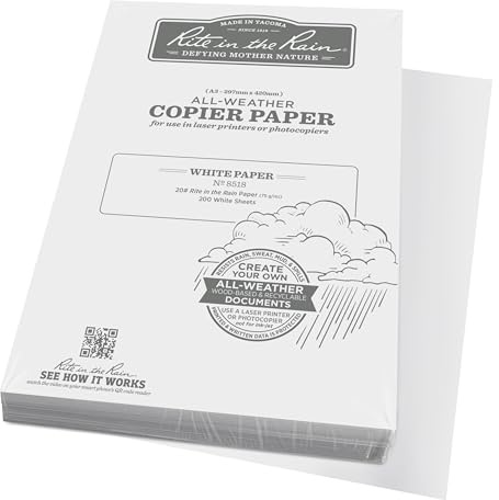 Rite In The Rain Wasserdichtes Unisex Outdoor Kopier- und Laserpapier