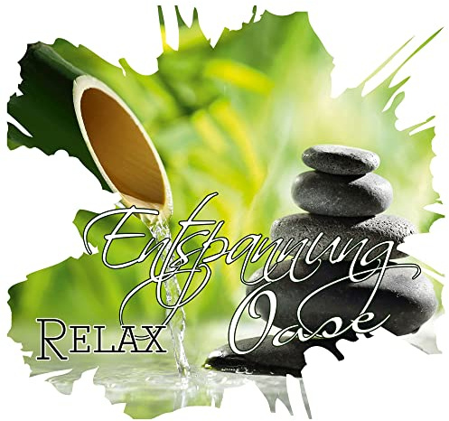 GRAZDesign Wandtattoo Badezimmer Grün Entspannung Feng Shui | Wandsticker Wandaufkleber Bad, Tür, Fliesenaufkleber Klebefolie Fliesen Wellness Wandbild, 32x30cm