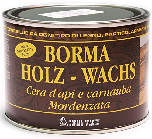 500 ml de cire pour bois certifié EN-71/3 (52 - chêne foncé)
