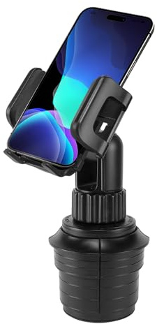 Cellet Car Phone Holder Mount, Car Cup Phone Holder Mount, Compatible with Apple iPhones, Samsung Galaxy, Motorola Moto Google Pixel Smartphones (Fits for Tesla Model 3 Y S X) 6.5-Inch
