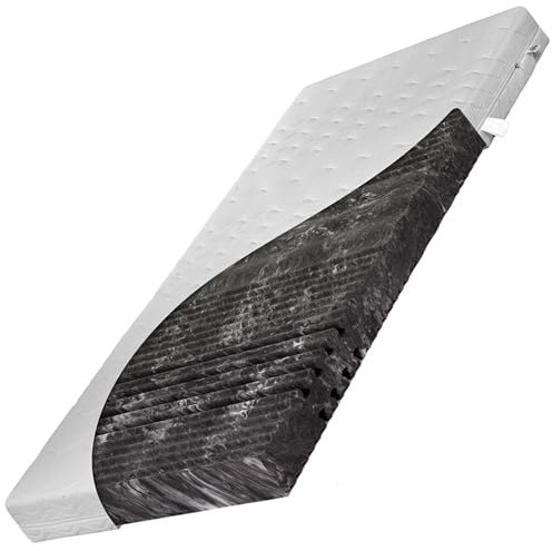 DaMi Air-Balance 7-Zonen Matratze 160 x 200 cm, 16 cm hoch, für Guten Schlaf & gegen Rückenschmerzen, Orthopädische Bett-Matratze (RG 35 H2), Komfortmatratze Gel Komfort Schaum Mattress Roll