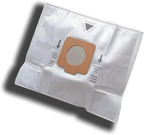Beutelhaus® 10 sacchetti per aspirapolvere Moulinex Compact De Luxe 1000SL 1100SL 1150 1200 1200E 1200SL 1250 1300 1350 1400E 1400 Turbo Electronic 1500 Boost Air 1500E 1500SE 160 vv. ario Electronic