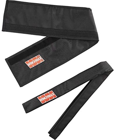 WINCHMAX Chafe Guard for Sythetic Rope. Rope Abrasion Protective Sleeve with Hook and Loop Enclosure to Fasten Over Rope