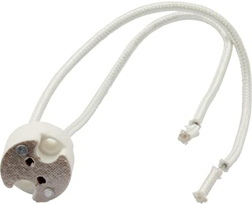 5x MR16 Leuchtmittel Fassung Keramik + 9,5cm Kabel für Lampen GU4 G4 GU5,3 MR11