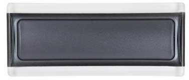 Lot de 10 embouts en verre pour murs en verre brique 8 x 19 x 1,4 cm (Anthracite)