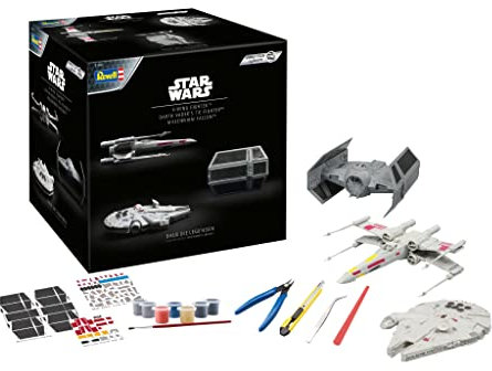 Revell Adventskalender Star Wars 2022 I Adventskalender zum Basteln I Star Wars Adventskalender I Adventskalender für Jungen, Mädchen & Erwachsene ab 10 Jahren I Geschenk zu Weihnachten