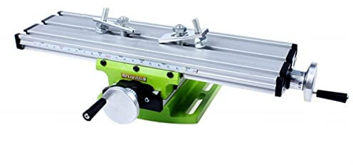 Working Table Milling Machine Multifunction 310 x 90 mm Compound Drilling Slide Table Cross Worktable for Bench Drill Adjustment X-Y