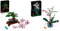 LEGO 10311 Icons Orchid Artificial Plant Building Set with Flowers & 10281 Icons Bonsai Tree Set for Adults, Home Décor DIY Projects, Relaxing Creative Activity Gift Idea, Botanical Collection