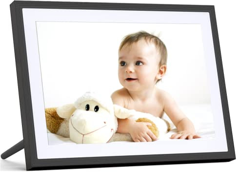 Mezed 10.1 Digital Calendar, Meal Planner, Duty Chart, to Do List,HD Smart Touch Screen Home Interactive Smart Electron Calender - Built-in Digital Photo Frame Function (10.1，Black & White)