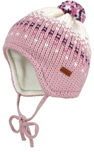 maximo Baby Girl-Mütze, ausgenäht Grobstrick Made in Germany