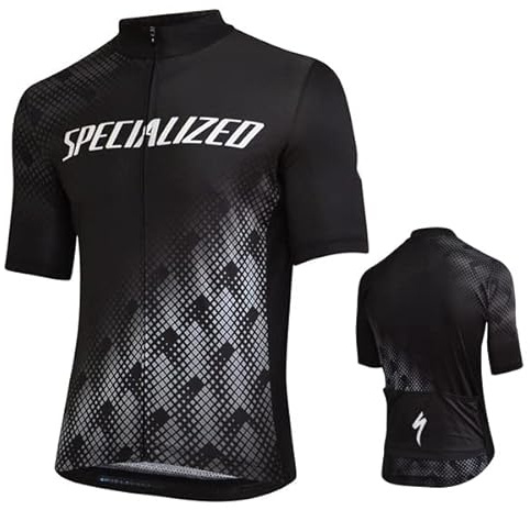 Herren Kurzarm-Radtrikot Sweatshirt mit 3 Taschen, atmungsaktiv und schnell trocknend reflektierend Radsport-T-Shirts