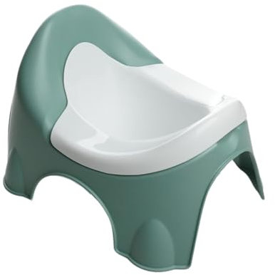 THERMOBABY - Pot IDÉO - Pot Pour Enfant - Pot D'Apprentissage De La Propreté Avec Cuvette Amovible - Pratique - Confortable - À partir de 18 Mois - Fabriqué en France - Vert Sauge