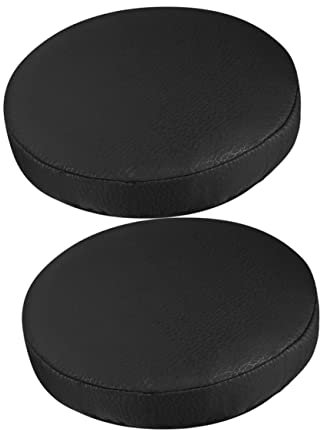 Alipis 2stücke Schwarze Stretch Hockerbezüge Rund Elastische Abdeckung Für Barhocker Schutzhülle Für Sitzkissen Waschbar Und Antirutsch Hochwertige Für Zuhause Und Büro