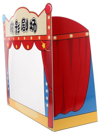 Supvox Kindergarten Schattentheater Puppenbühne Realistisches Bühnen Junge Mädchen Traditionelles Puppentheater Spiel Zubehör Fördert Kulturelles Lernen Und Geschichtenerzählen