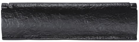 Kooples Hardware Cast Iron Letterbox Catcher with 180° Opening Traditional Black Letter Plate for Period Properties Durable Internal Mail Slot with Stainless Steel Springs