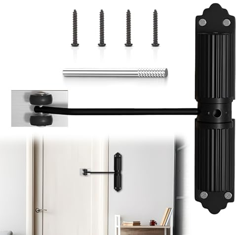 CHENKEE Türschließer, Zugfeder Automatischer Türschließer,Türschlie Automatische Puffer Geschlossen,türschließer zimmertür,Mit 4 Schrauben Und Einstellhebel ,für Schlafzimmer, Badezimmer, Büro, Hotel