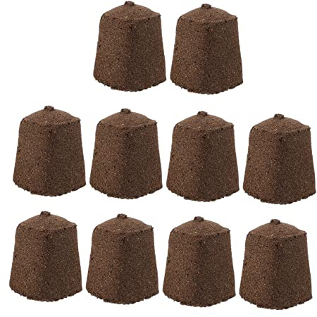 Abaodam 3 Series Bloques De Sin Suelo para Jardín Fertilizante De Turba para Plantas De Verduras Y Flores Transplante Y Conveniente 10 Piezas*3