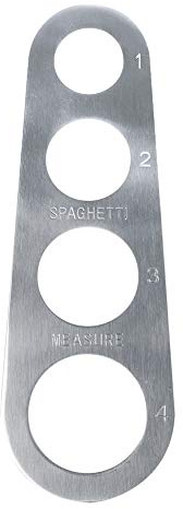Medidor de pasta de espagueti, tazas de medición de pasta de acero inoxidable con 4 gadgets de la cocina Medidor de espagueti herramienta para cocina de cocina