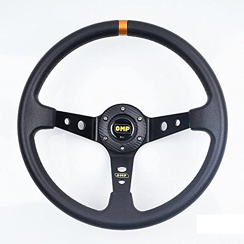 Volante Sportivo Auto PU. Ruote dello sterzo Uso adatto per corse automobilistiche Proect Mais Drifting Stewering Sport per G29 G920 13 / 14inch Adattatore volante
