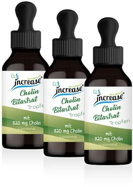 Prendre 3, chiffre 2 actions en gouttes de choline liposomale bitartrate hautement dosées – (180 000 mg en 3 bouteilles) 2000 mg de bitartrate par jour dont 820 mg de choline – Huile MCT – Haute