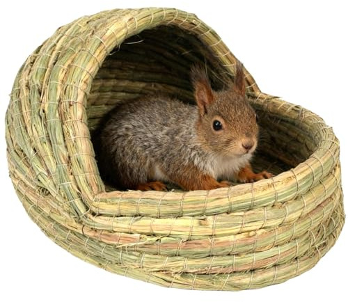 Generisch Camas para Animales pequeños | de Paja en Forma de Zapatilla | Cama para Animales pequeños | para Pollos, pájaros, Animales pequeños, establos, Granjas, cría, ponedoras de