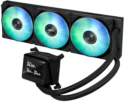 ASUS MAX Gaming LC ARGB LCD 360mm AMD/Intel Gaming Liquid CPU Cooler