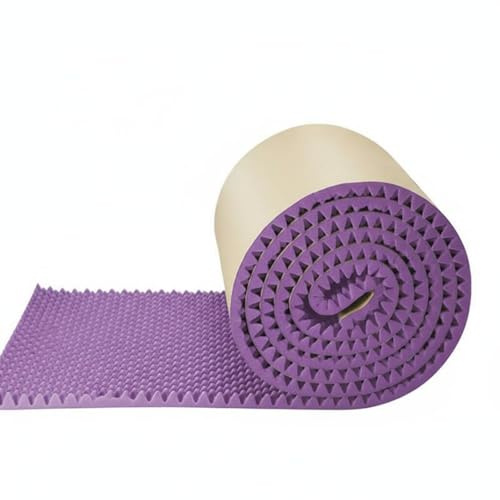 FewNvWa Panneau de Mousse Acoustique Panneau Insonorisant Revêtement Phonique Plaque Antibruit Polyuréthane Écologique à Surface Ondulée pour Absorption et , Violet , 70mm