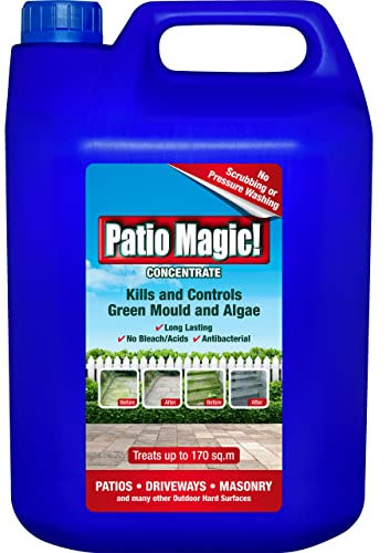 Patio Magic! Concentrate: Ideal for Patios, Paths and Driveways (Kills Algae and Lichens), 5 Litres
