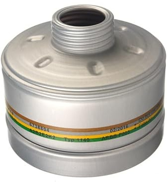 Dräger Gasfilter 1140 für X-plore Atemschutzmaske - Rd40 A2B2E2K2 | Schraubanschluss - VPE 1 St. - kompatibel mit Dräger X-plore 6300 und Masken mit passendem Anschluss