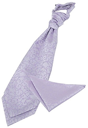 DQT Herren Swirl Elegante Klassische Hochzeit Vorgebundene Krawattenschal und Einstecktuch - Zartilla