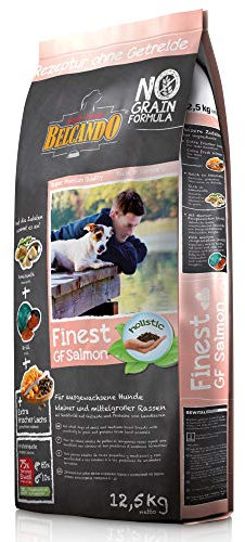 Belcando Finest GF Salmon [12,5 kg] getreidefreies Hundefutter | Trockenfutter für kleine & mittlere Hunde | Alleinfuttermittel für Hunde ab 1 Jahr