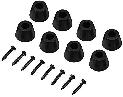 VBESTLIFE Gummifüße Anti vibrationsbasis Pad Stand für Lautsprecher Gitarrenverstärker w/Schrauben,30x20mm, 8 Stücke