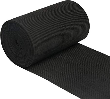 xw craft - Banda elástica de 10,2 cm de ancho, 3 yardas, de punto, elásticas, para costura y manualidades
