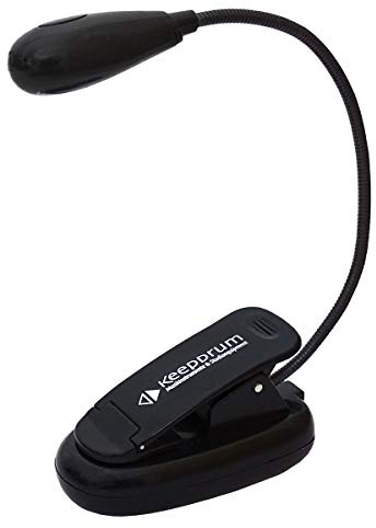 keepdrum LED-Lampe Leselicht Clip-Leselampe Buchlampe Klemmleuchte