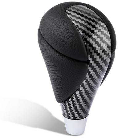 AUTOKAY Carbon Fiber Gear Shift Knob Fits for Lexus IS250 ES350 GS350 RX450h IS350 GS300 RX