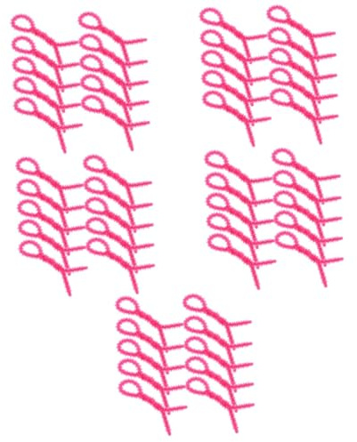minkissy 50 Stück Dauerwellen Werkzeuge Keine Hitze Spiral Lockenwickler Lockenwickler Dauerwellenstangen Für Langes Haar Spiral Dauerwellenstangen Damen Haarroller