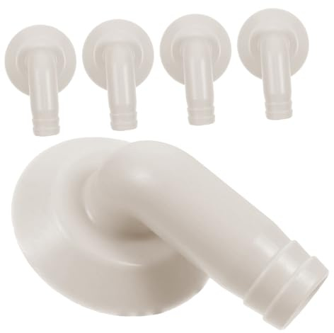 KITANDOVE 5pcs Air Conditioner Drain Hose Connector Elbow Parts Sturdy Material for Efficient Drainage of Split Units and Window for Outdoor Unit Connections