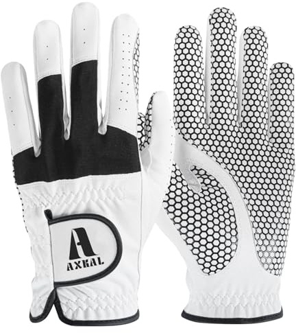 AXKAL Herren-Golfhandschuh Ultra-Grip, Premium-Allwetter-Golfhandschuh für linke und rechte Hand, elegantes, rutschfestes Design für verbesserte Kontrolle, erhältlich in S, M, ML, L, XL, 1 Stück