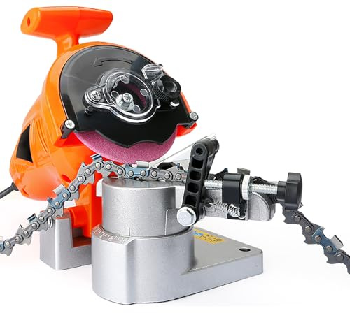 STMKB Electric Chainsaw Sharpener, 250W High-Speed Chain Grinder, 0-35°Adjustable Angle, Mountable Sharpener for 11.5-22 Inch Chain & Electric Saw Chain
